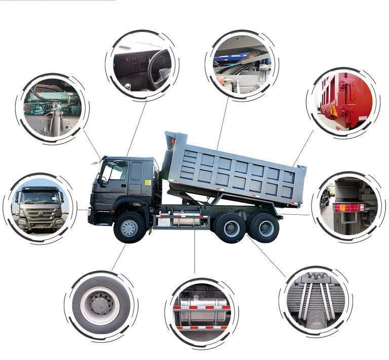 Diagramas de construção de camiões basculantes Howo e Sinotruk